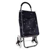 Shopping bag with wheels - Black